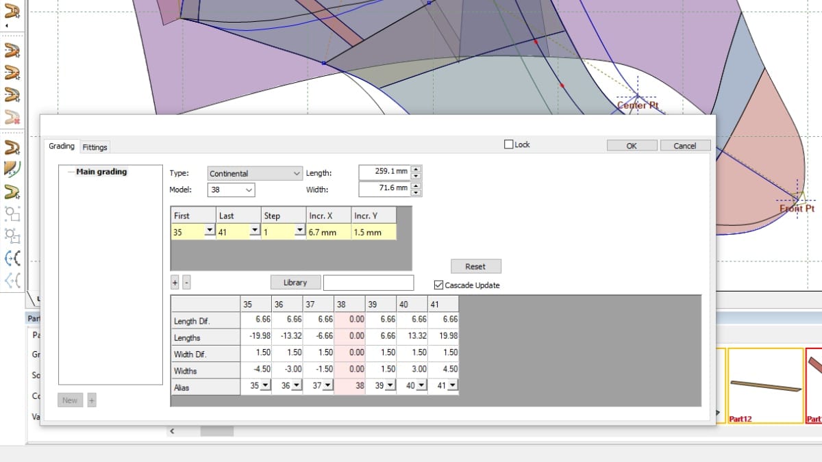 MindCAD.ro - Definire serie si gradare